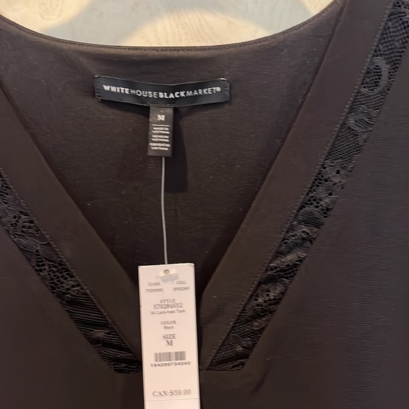 WHBM black camisole. - Picture 4 of 4